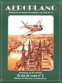 Un Sabre sobre el Pilar. Portada Revista Aeroplano - 14